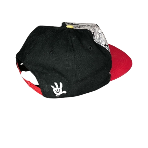 Disney Mickey Mouse Comic Style Cap - Red, Black, and White - Picture 2 of 5